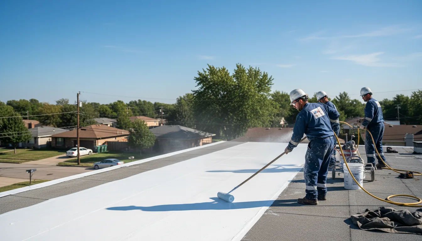 Commercial roof coating in Greer, SC near me